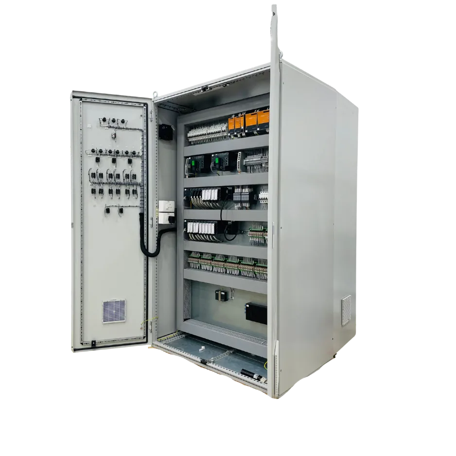 Industrial PLC control panel