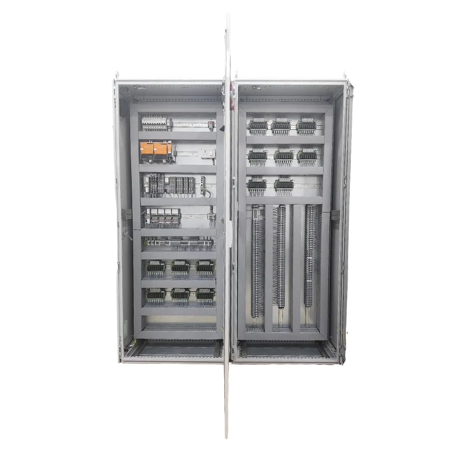 Large dual-enclosure PLC panel