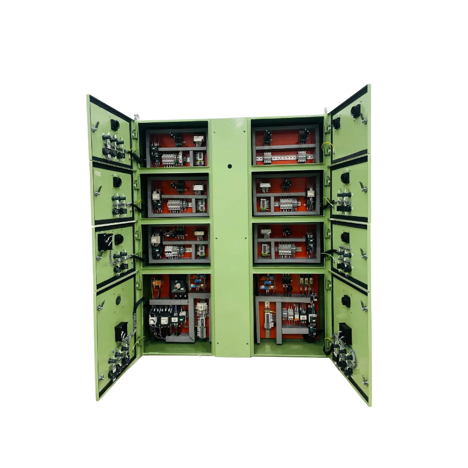 Marine MCC green enclosure open
