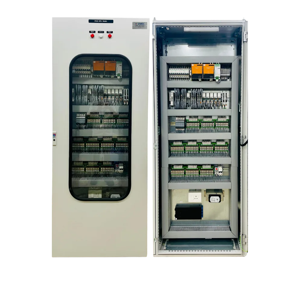 RTU panel front and interior